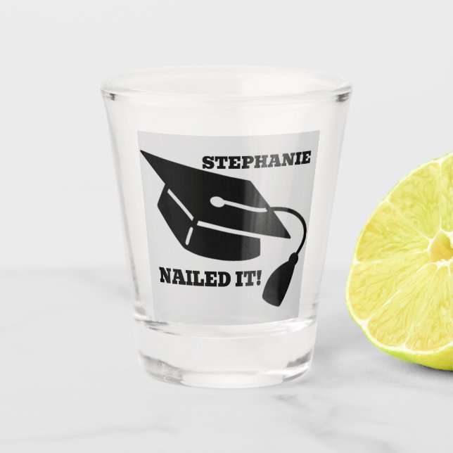 A Shot Verre d'essai personnalisé (Devant)