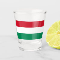 Verre photographié patriotique avec drapeau de la