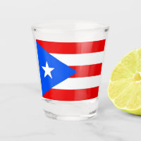 Verre photographié patriotique avec drapeau de Por
