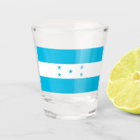Verre photographié patriotique avec drapeau du Hon