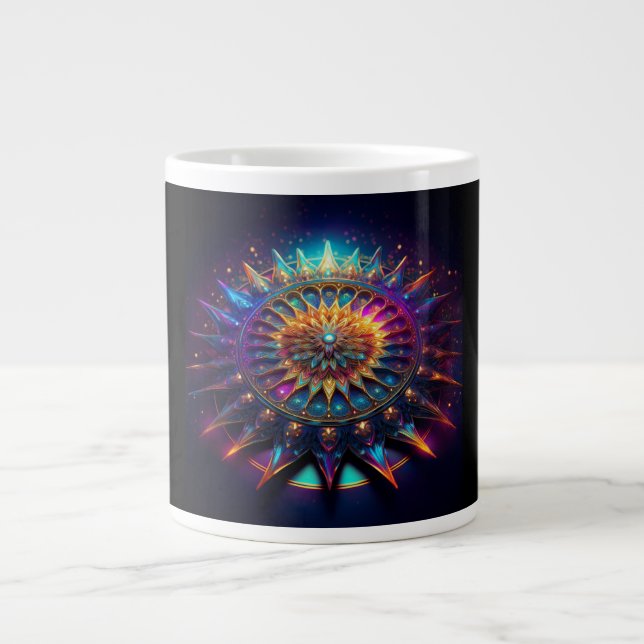 A Sierpinski Gasket Fractal Jumbo-Tasse (Vorderseite)