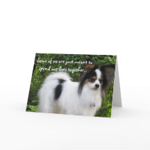 A signifié pour être carte de papillon de joyeux
