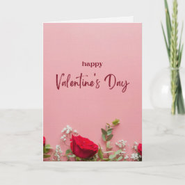 A simple but pretty valentine's Day Card Karte