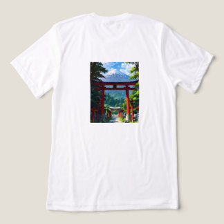 a simple classic t-shirt with a cartoon  Tri-Blend shirt