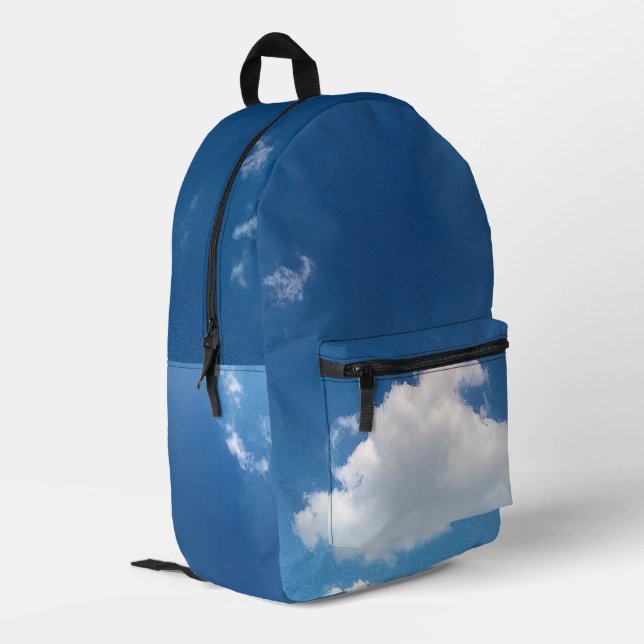 A simple cloud bedruckter rucksack (Rückseitige Ecke links)