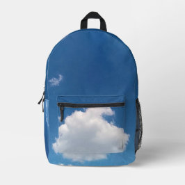 A simple cloud bedruckter rucksack