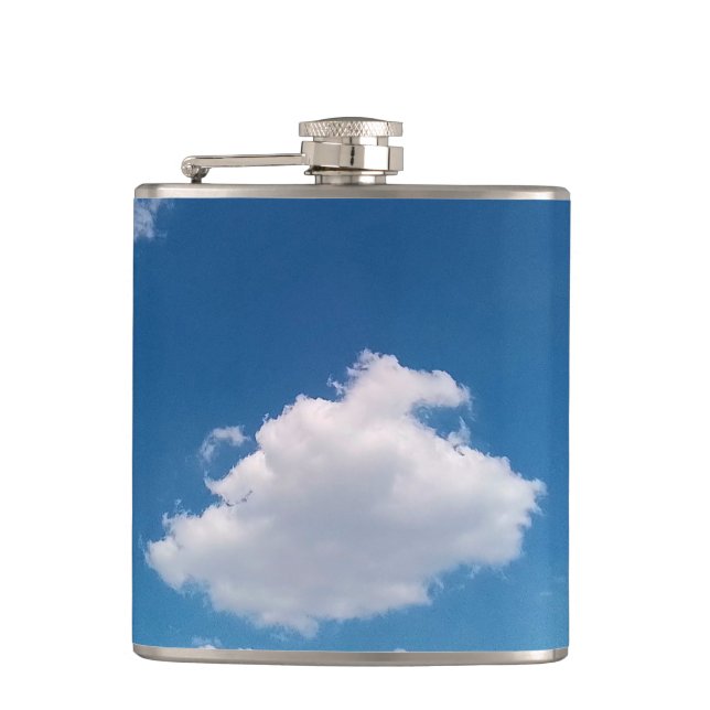 A simple cloud flachmann (Vorderseite)