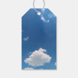 A simple cloud geschenkanhänger