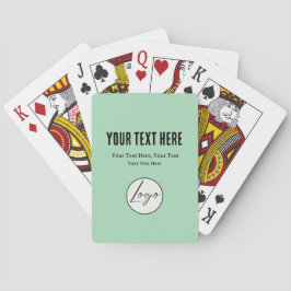 A simple custom business template in a modern logo spielkarten