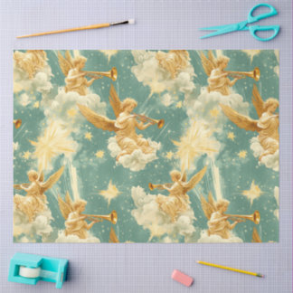 A Singing Angel Choir Series Design #11 Seidenpapier