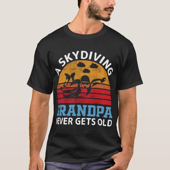 A-Skydiving-Opa-Niemals-T - Shirt (Vorderseite)