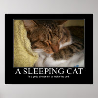 A Sleeping Cat Artwork