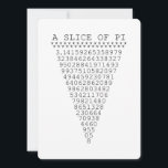 A Slice of Pi Numbers<br><div class="desc">A whimsical Slice of Pi saying a slice of pie typographic decor. A simple design inspired by the pi formula, a succession of numbers making for a great humorous gift for the mathematician, the geek, the inquisitive mind. Great for a student, a teacher, an engineer or anyone that has this...</div>