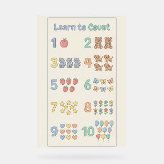 A soft pastel numbers🧸✨