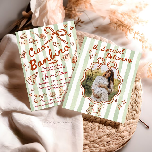 A special Delivery Photo Invitation Einladung (Von Creator hochgeladen)