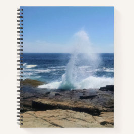 A Splash of Adventure at Schoodic Point Notizbuch
