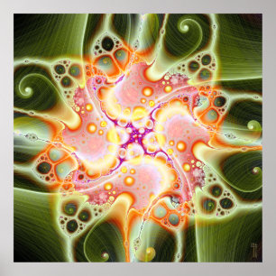 A Splotch of Fairy Magic V 3  Art Print Poster