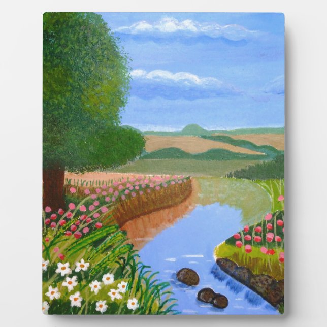 A Spring Stream Fotoplatte (Vorderseite)