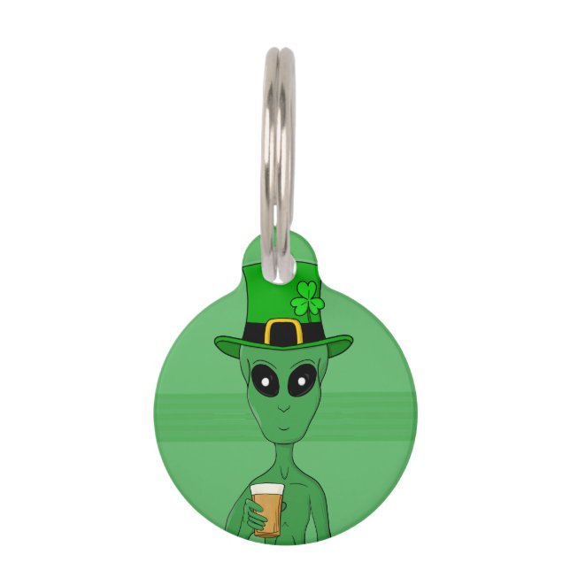 A St. Patrick's Alien Haustiermarke (Vorderseite)