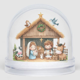 A Stable Full of Joy Schneekugeln