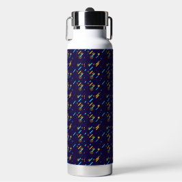 A stainless steel tumbler with a vibrant trinkflasche