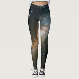 A starry and galactic sky  leggings