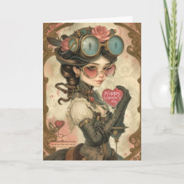 A Steampunk Valentine Karte