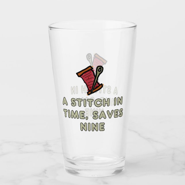 A Stitch In Time Glas (Vorderseite)