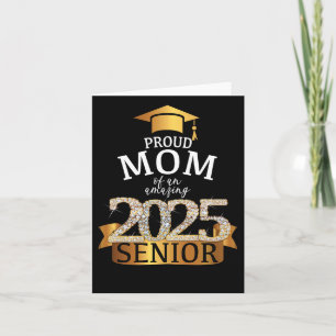 A Stolz 2025 Senior Mama I Elegant Yellow Celebrat Karte