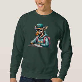 A studious giraffe2 sweatshirt