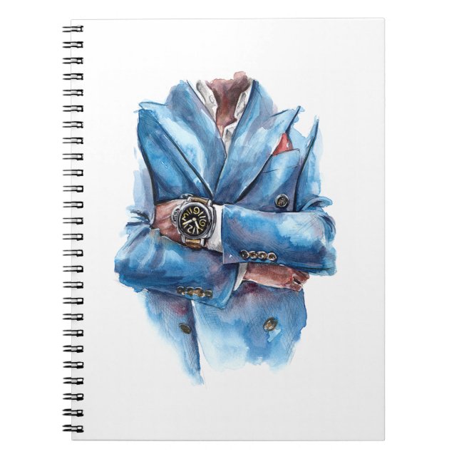 A suit and a watch notizblock (Vorderseite)