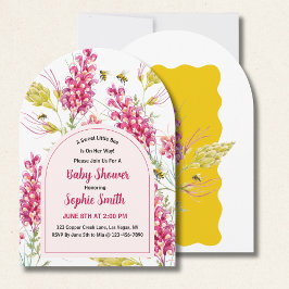 A Sweet Little Bee Is On Her Way Arch Einladung