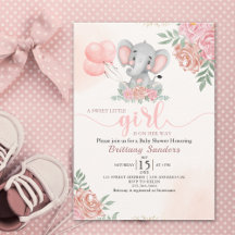 A Sweet Little Girl is on her Way Baby shower