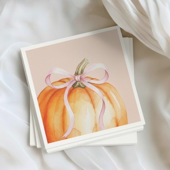 A Sweet Little Pumpkin is on the Way Serviette (Von Creator hochgeladen)