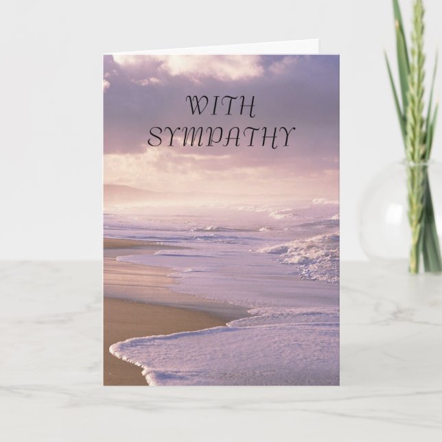 A sympathy card for a new day karte (Vorderseite)