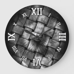 A-synchrone Ätherische Wolken Große Wanduhr