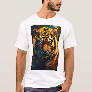 A t Shirt mit Tigerbild