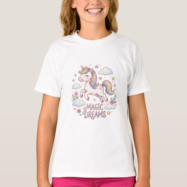 A T-shirt that's cute from both front and back (Vorderseite)