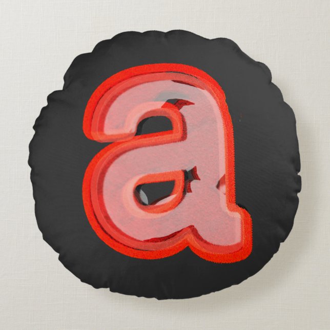 "a" $THCBand Rundes Kissen (Vorderseite)