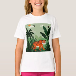 A tiger in a tropical forest T-Shirt
