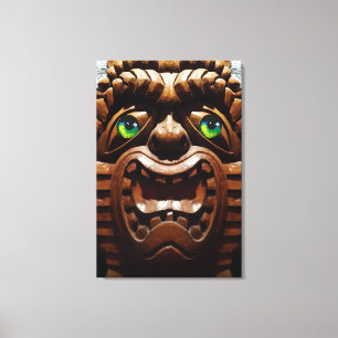 A Tiki Terraced - Ken Gage Art Leinwanddruck