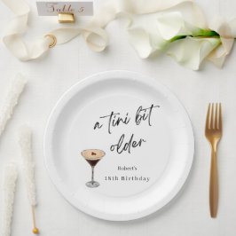 A Tini Bit Older 18th Birthday Party Plates Pappteller