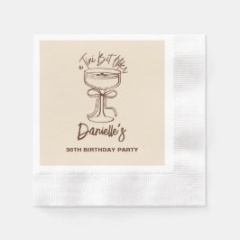 A Tini Bit Older Espresso Martini 30. Geburtstag Serviette