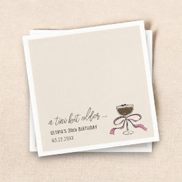 A Tini Bit Older Espresso Martini Geburtstag Serviette