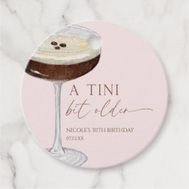 A Tini Bit Older Expresso Martini Brautparty Geschenkanhänger