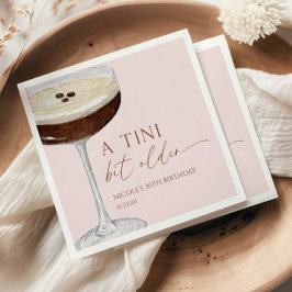 A Tini Bit Older Expresso Martini Geburtstagsparty Serviette
