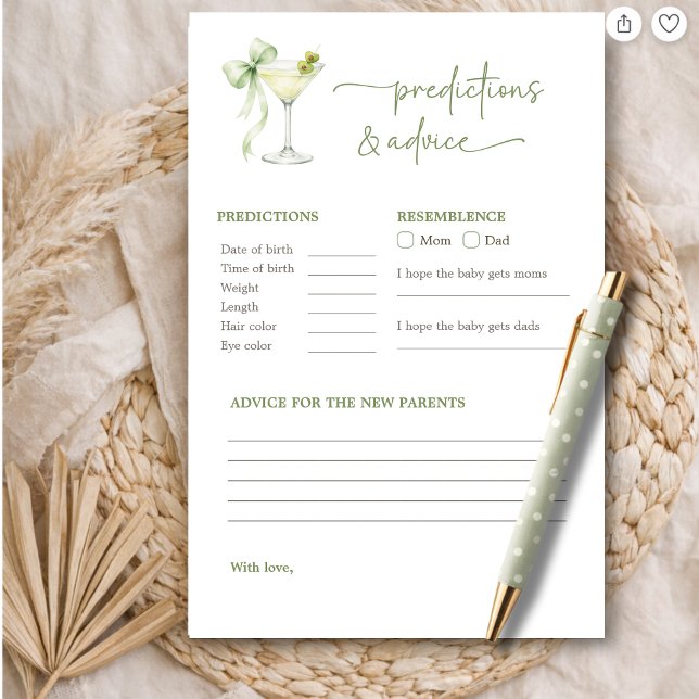 A Tini One Baby Shower Predictions & Advice Game (Von Creator hochgeladen)