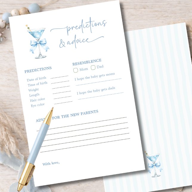 A Tini One Baby Shower Predictions & Advice Game (Von Creator hochgeladen)