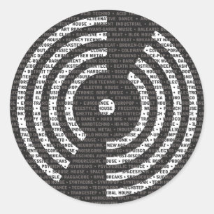 A to Z Electronic Music Sticker