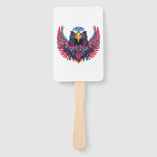 A TO Z mit amerikanischem Adler mit patriotischem  Fächer